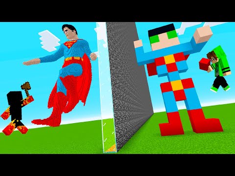 Trolei meu AMIGO com SUPER HERÓI PRONTO na BATALHA DE CONSTRUÇÃO do MINECRAFT