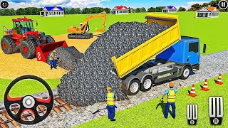 JCB Road & Railway Construction Simulator 3D 🚧 | Real Construction Gameplay Android 2026