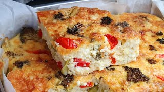 בקלי קלות- מאפה גבינות פלפלים מהיר (ליהי קרויץ - מטבח בקלי קלות) - התמונה מוצגת ישירות מתוך אתר האינטרנט יוטיוב. זכויות היוצרים בתמונה שייכות ליוצרה. קישור קרדיט למקור התוכן נמצא בתוך דף הסרטון