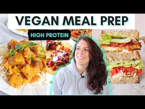 Vegan meal prep (HIGH PROTEIN) / A whole week of dinners