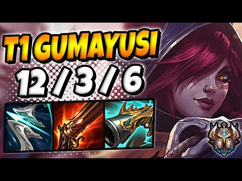 T1 Gumayusi Xayah ADC vs Samira - Patch 12.5 Korea Challenger ✅