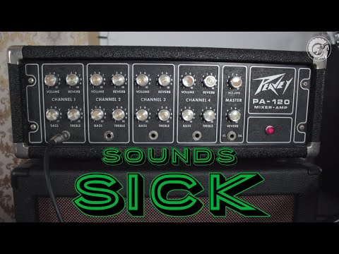 Peavey PA-120 Guitar/Bass/Vox Amp 1970s USA | Reverb