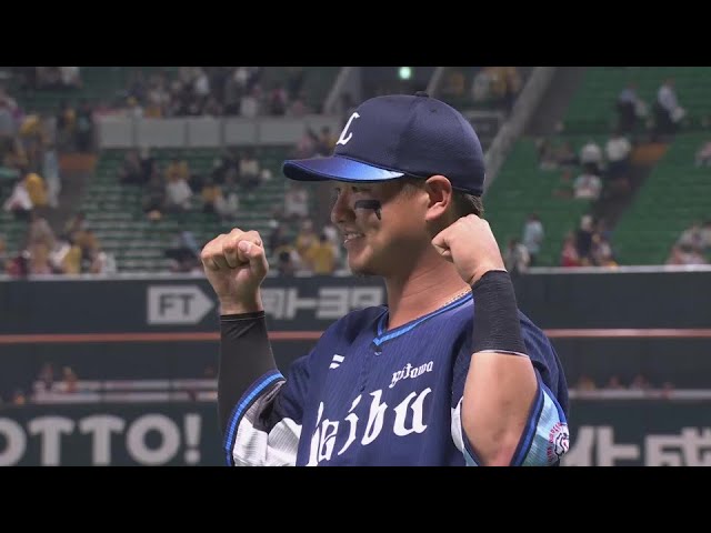ライオンズ・佐藤龍世選手ヒーローインタビュー 9月6日 福岡ソフトバンクホークス 対 埼玉西武ライオンズ
