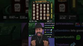 Roshtein WANTED big win #win #bigwin #biggest #slot #casino #ayezee #gaming #max #roshtein #wins