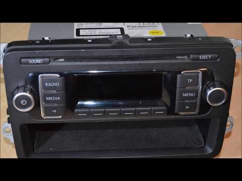 Free VW RCD210 Panasonic decoding tool,  decoder, code reader