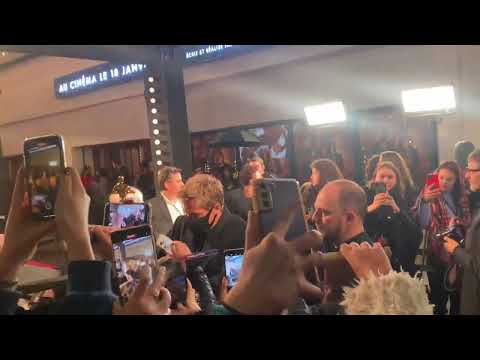 Brad Pitt Premiere of Babylon at le grand Rex in paris
