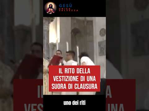 Rare images of the investiture rite of a cloistered nun #cloister #catholicchurch