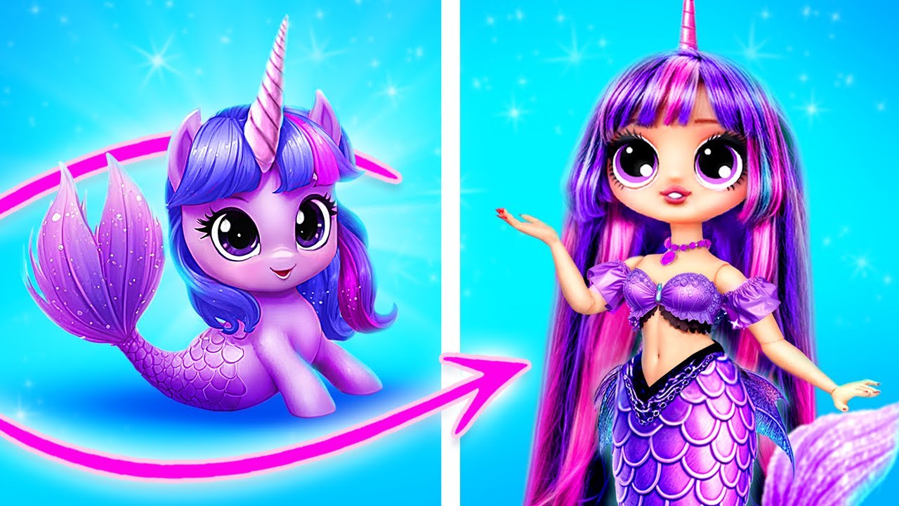 Twilight Sparkle Become a Mermaid! My Little Pony DIYs and Crafts