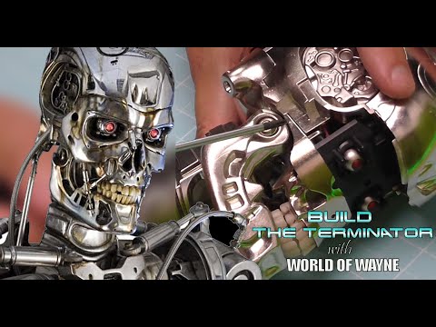 Build the Terminator - Part 21 - Assemble the Right Shoulder and Connect up the Skull