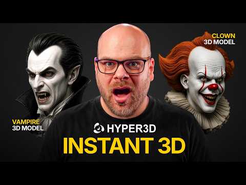 Thumbnail: Get Ready to Transform Your 3D Workflow with Hyper 3D Rodin!