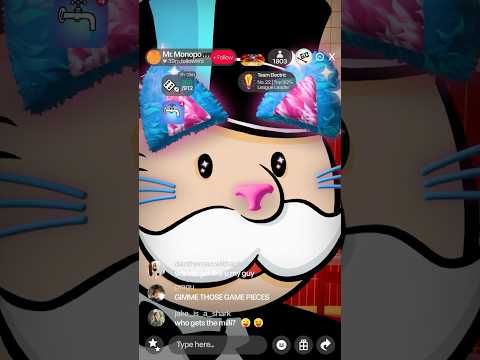 Mr. Monopoly goes LIVE
