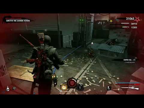 Zombie Army 4: Dead War | Sniper shot mid jump