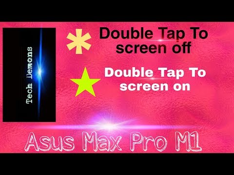 Asus Max Pro M1 ZenMotion How To Enable Double Tap To Wake up Screen And Turn Off🔥