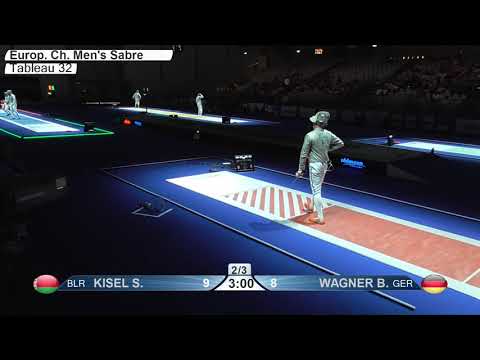 2019 743 T32 16 M S Individual Duesseldorf GER ZCH RED KISEL BLR vs WAGNER GER