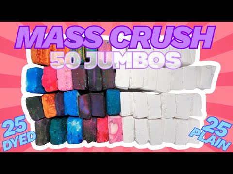 MASS CRUSH | 50 BLOCKS | DYED & FRESH JUMBO GYM CHALK BLOCKS