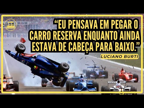 Luciano Burti's flight in Germany.