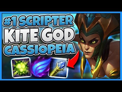 #1 KITE GOD WORLD DESTROYS HIGH ELO WITH CASSIOPEIA (UNREAL KITING) - League of Legends