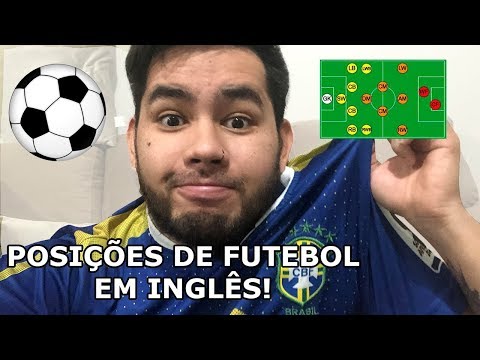 COMO DIZER OS NOMES DAS POSIÇÕES DE FUTEBOL EM INGLÊS! (Soccer positions)