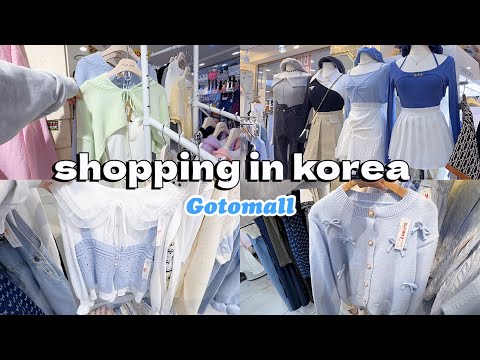 shopping in korea vlog 🇰🇷 summer fashion & accessories 🛍️ gotomall shopping center 💕