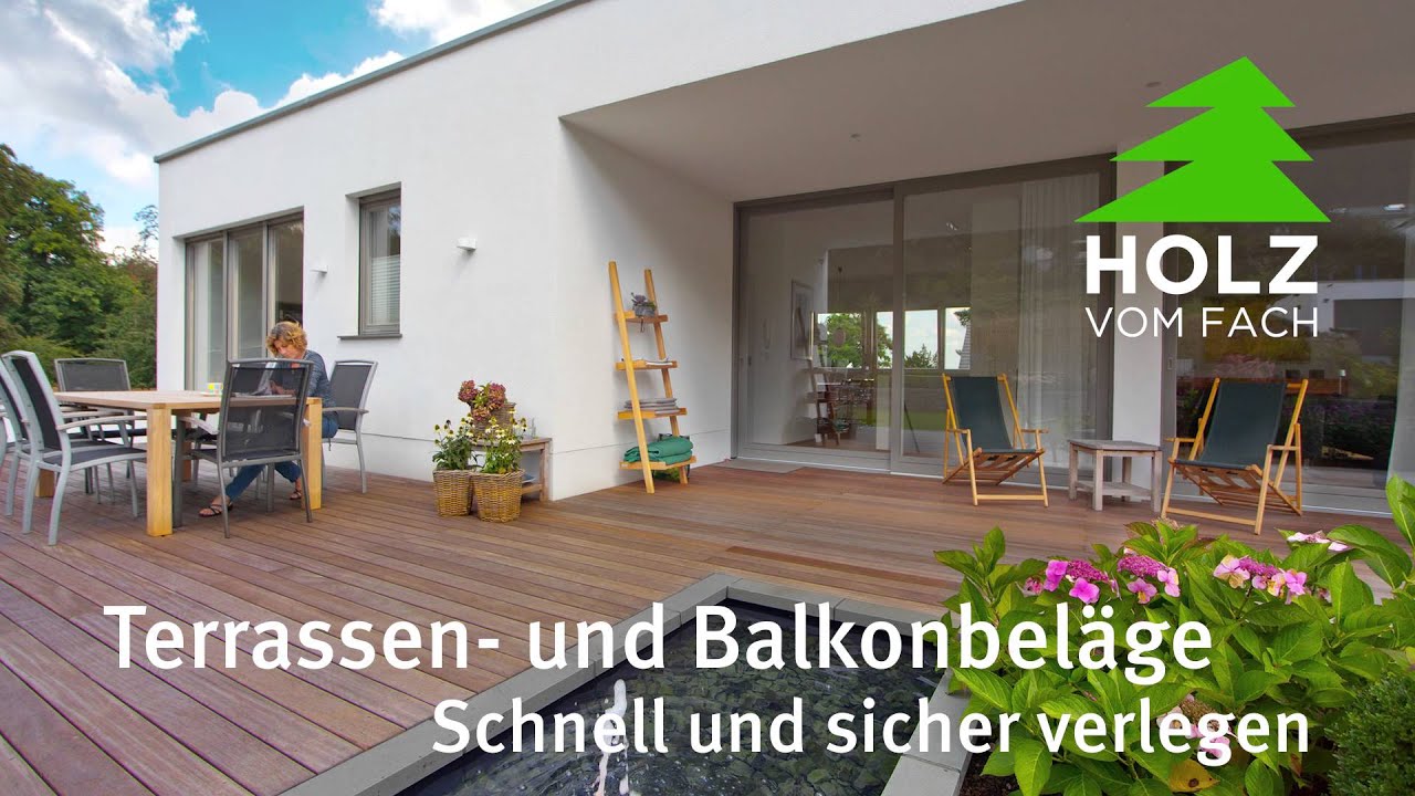 Terrassendielen verlegen – aus WPC  Holz & Co.