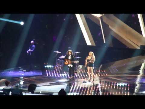 Ellie Goulding & Luke Friend singing 'Anything Could Happen', X Factor Final Part 1, 14/12/2013