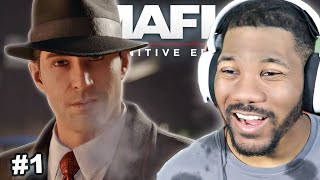 FIRST TIME PLAYING MAFIA!! THIS HOW'S IT ALL BEGAN | Mafia: Definitive Edition - Part 1