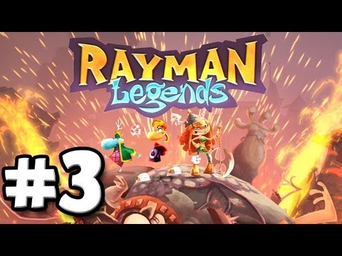 Rayman Legends Walkthrough - Part 3 - Enchanted Forest 100% Completion