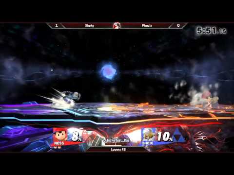 Versus Weekly 6/18/15 - Losers Qtrs - Shaky (Ness) vs. Phuzix (Sheik) - Smash 4