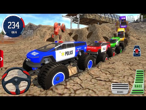 Juegos De Carros - Off-Road Impossible US Police Monster Truck Driving #2 - Android GamePlay [FHD]