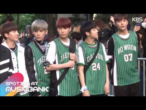 170526 SF9 on their way to Music bank Cut