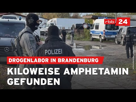 Riesiges Drogenlabor bei Razzia in Brandenburg entdeckt
