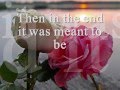 SOME GOOD THINGS NEVER LAST - Barbra Streisand (Lyrics)