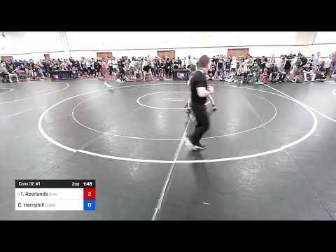 57 Kg Cons 32 #1 - Tommy Rowlands, Ohio Vs Chase Hemphill, Cowa 5f64