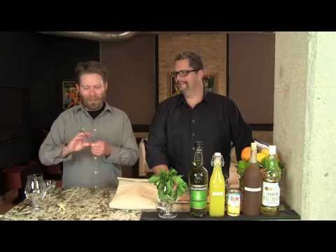 Chartreuse Swizzle from the Cocktail Dudes