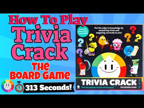 How To Play Trivia Crack The Board Game - YouTube