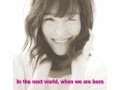 SNSD Tiffany By Myself English subbed 