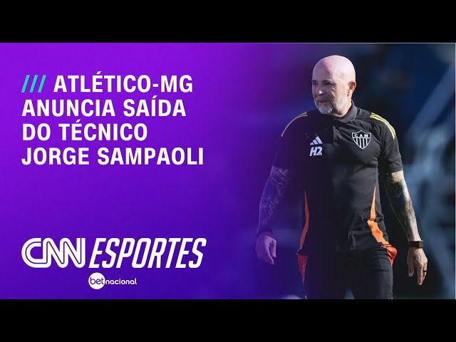 Técnico Jorge Sampaoli deixa o comando do Atlético-MG | CNN NOVO DIA