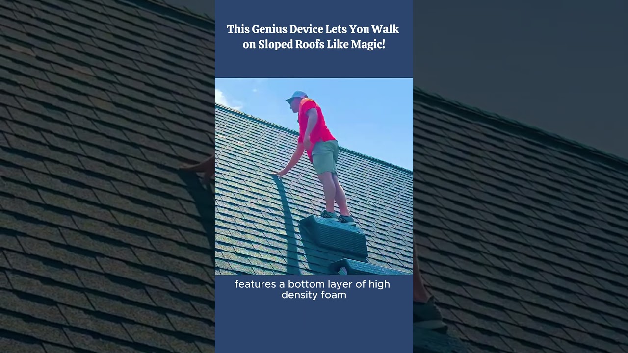 This Genius Device Lets You Walk on Sloped Roofs Like Magic!