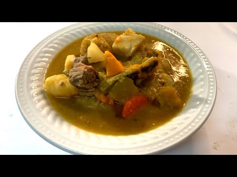 Caribbean Split Pea Soup With Dumplings