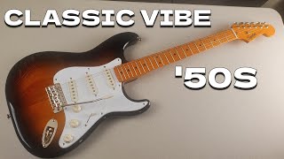 Video thumbnail for Pure Sunshine! - the Fender Squier Classic Vibe 50s Stratocaster in Two Tone Sunburst by Landon Bailey
