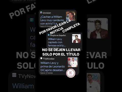 A leer por favor #williamlevy #willevy #tradita