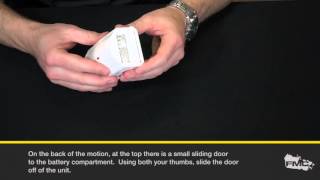 Tech Tips Video   Replacing a Battery in a DSC WS4904P Wireless Motion Detector