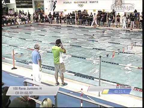 Finale dei 100 Rana Juniores Maschi - 15 Memorial Chiara Giavi