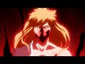 BLEACH 千年血戦篇 Ichigo Full Hollowfication And Overwhelmed Ulquiorra Spiritual Powers