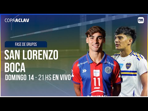 SAN LORENZO vs BOCA JUNIORS - COPA ACLAV 2025 FASE DE GRUPOS