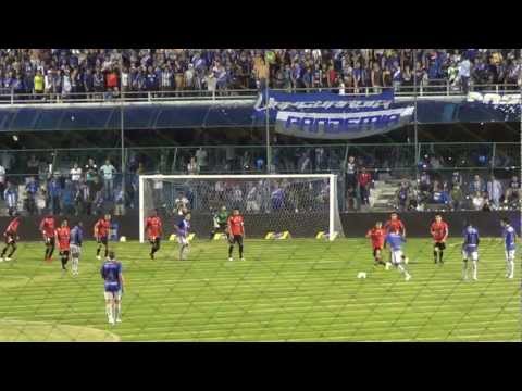 Gol de Marcos Caicedo (EMELEC 3 - Cuenca 1)