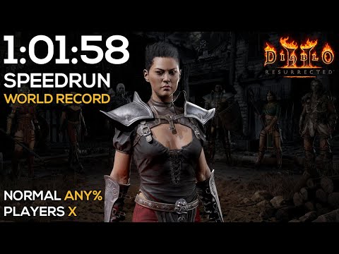 NEW ASSASSIN SPEEDRUN WORLD RECORD - ALMOST SUB 1 | 1:01:58 IGT | 1:03:31 RTA | DIABLO 2 RESURRECTED