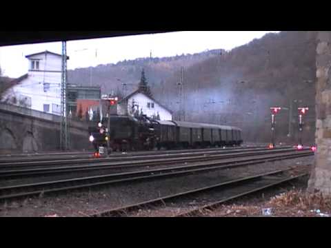 Dampfsonderzug der EFB fährt in Dillenburg ein