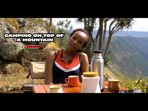 Camping on top of a mountain in Kenya🌲🏞️  - [EP02]