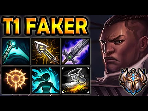 T1 Faker LUCIAN MID vs TWISTED FATE - Ranked Korea ✔️
